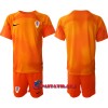 Virallinen Fanipaita + Shortsit Maalivahdin Kroatia Herren MM-Kisat 2022 Oranssi - Lasten